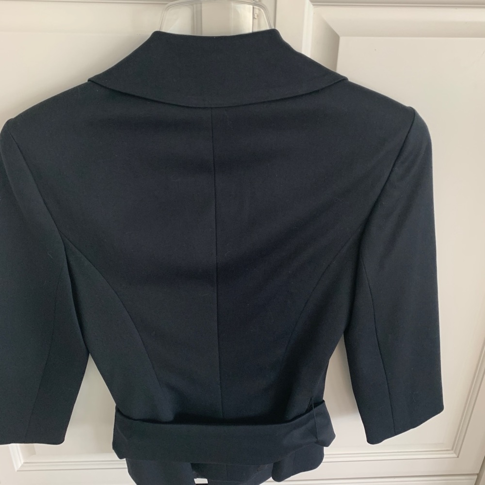 Trina Turk Rhinestone Button Cropped Jacket - Picture 5 of 10